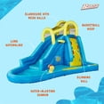 thumbnail image 3 of Banzai Parc Aquatique Gonflable Big Blast avec Mur d'Escalade, Glissade, Piscine Éclaboussures, 3 of 12