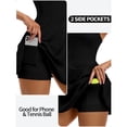 thumbnail image 2 of Charmo Robe de Tennis pour Femmes, Dos Nageur, avec Poches et Shorts, Robe de Golf, Robes de Sport et d'Entraînement, 2 of 6