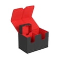thumbnail image 4 of VONKY Boîte de Jeu de Cartes Collection Rassemblement Rangement Grande Capacité Protection Organisateur Support Contenant pour Adultes Noir Rouge, 4 of 7