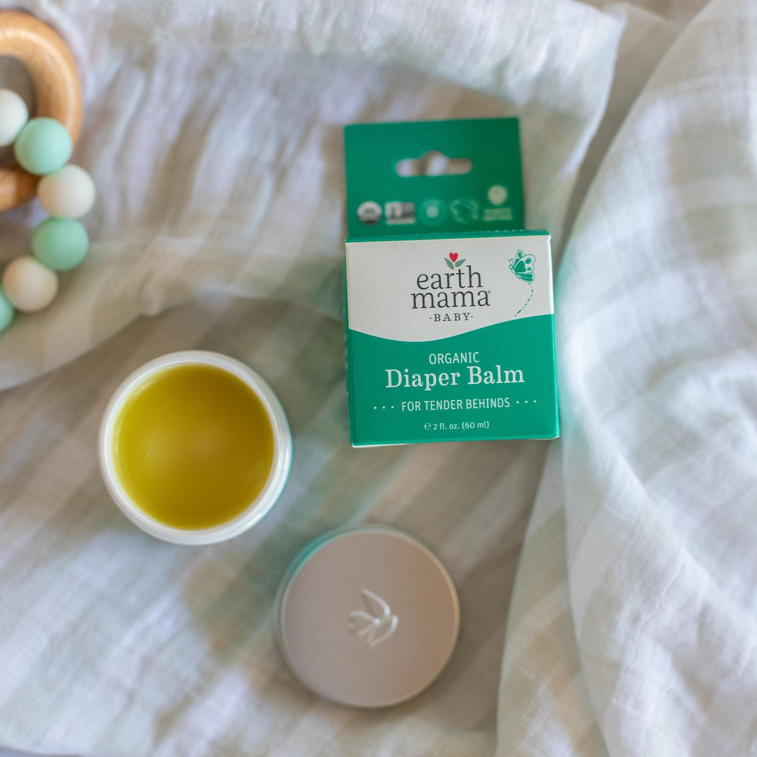 Baume pour couches bio Earth Mama 60 ml