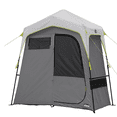 thumbnail image 1 of CORE Instant Camping 7 x 3.5-Foot 2-Room Utility Shower Tent with Changing Room, 1 of 6