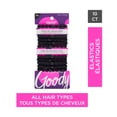 thumbnail image 1 of Goody Ouchless Damage-Free Forever - Elastiques noirs -10Ct, 1 of 5
