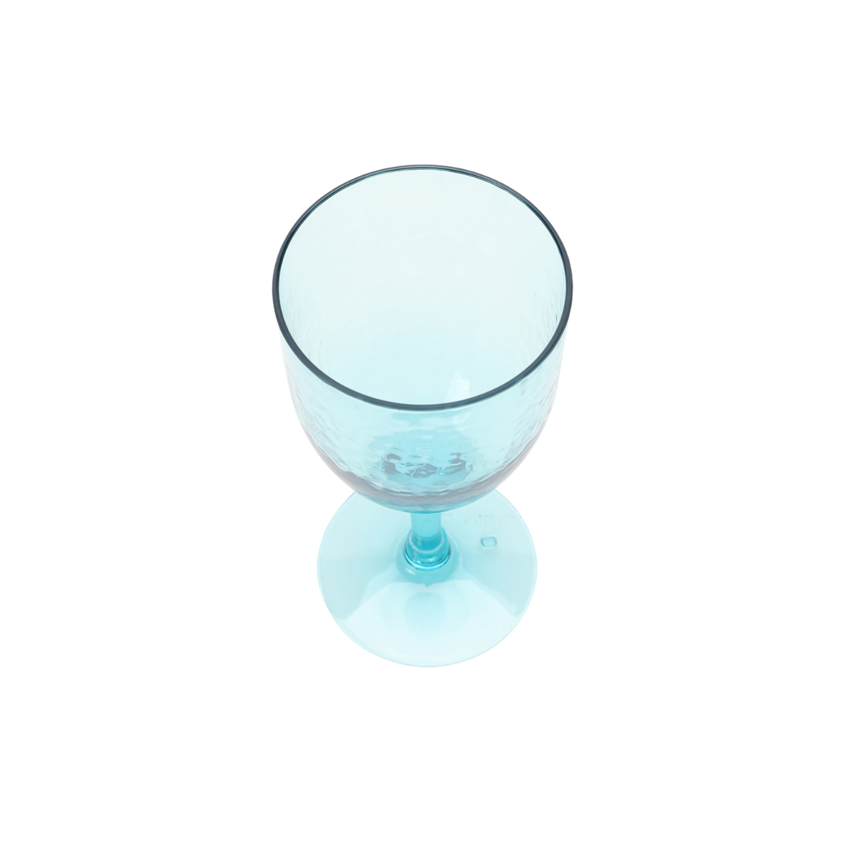 Hometrends Gobelet Acrylique Bleu Martelée 419mL