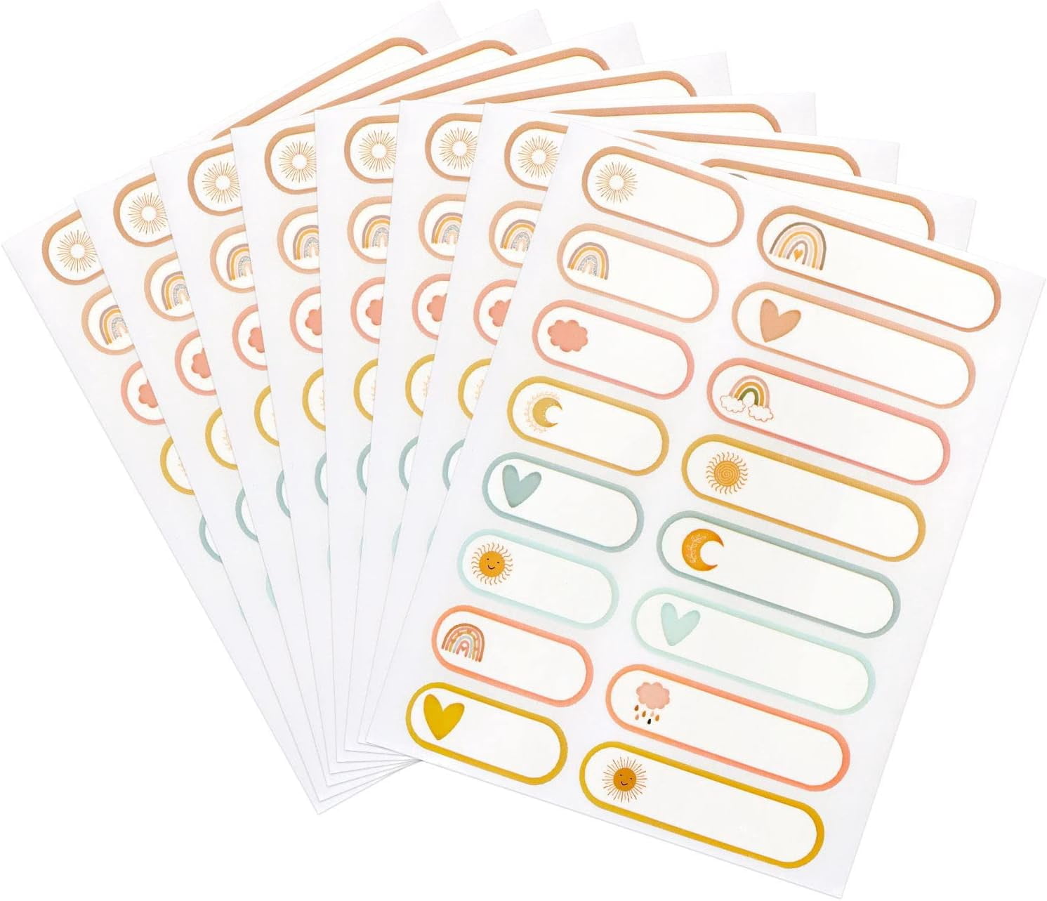 GFDYREE 128 Pcs Baby Bottle Labels,Waterproof Labels Bottle Labels Name Stickers Labels are Used to Label Baby Bottles, Books, Children's Toys, School Supplies, Daycare Supplies Labels for K