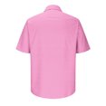 thumbnail image 4 of Chemises à Manches Courtes pour Hommes Mode Décontractée Col Rabattu Impression Hawaïenne Manches Courtes avec Poches Cardigan Chemise à Boutons Hauts Blouse Chemises Hommes Manches Courtes, 4 of 5