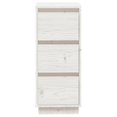 thumbnail image 4 of vidaXL Sideboards 2 pcs White 32x34x75 cm Solid Wood Pine, 4 of 5