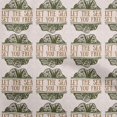 thumbnail image 1 of oneOone Cotton Cambric Brown Fabric Ocean Text With Texture Sewing Material Print Fabric By The Yard 56 Inch Wide, 1 of 4