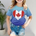 thumbnail image 2 of TZEWGL Tees For Newborn Summer Short Sleeve Crewneck Graphic Print Basic Top For Toddlers size 10-11T, 2 of 4