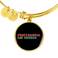 thumbnail image 2 of Bracelet Professionnel Berger de Chat en Acier Inoxydable Ou en or 18 Carats, 2 of 7