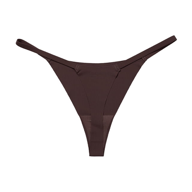 B91xZ Women Soft Underpants Solid Low-Rise Brief Underwear,G L