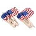 thumbnail image 4 of RKSTN Kitchen Utensils 100 Pcs Pics Drapeau Américain pour Sandwichs Apéritifs Toppers Cupcakes Kitchen Utensils, 4 of 4