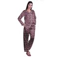 thumbnail image 2 of Moomaya Short de Pyjama avec Poches pour Femmes Pyjama Imprimé Nuisette, 2 of 6