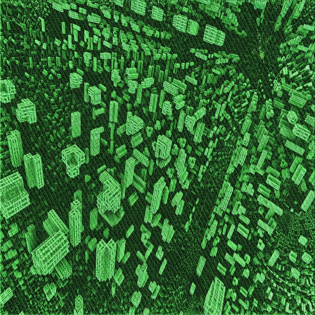Ahgly Company Machine Washable Indoor Square Transitional Deep Emerald Green Area Rugs, 8' Square