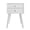 1PCS White, variant on Giantex End Side Table Nightstand with Storage Drawer and Shelf, Wood Nightstand with 2-Drawers, Solid Wood Legs Living Room Bedroom Furniture