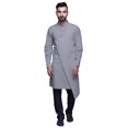 thumbnail image 1 of Atasi Designer Kurta Pajama For Men Printed Angrakha Kurta Set Summer Clothing, 1 of 3