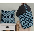 thumbnail image 5 of Soimoi Blue Poly Georgette Fabric Circle Art Geometric Decor Fabric Printed Yard 42 Inch Wide, 5 of 5