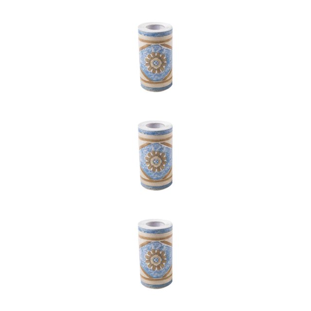 Maytalsory Decorative And Waterproof Wallpaper Border Stickers Non-toxic And Odorless Self-adhesive PVC style 6 3Set