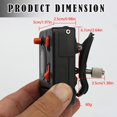 thumbnail image 3 of Digital Display Fishing Line Length Counter Fishing Line Depth Finder With Light Clip On Rod Fishing Tackle Tool, 3 of 9