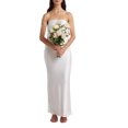 thumbnail image 1 of Faithtur Nouvelle Mode Femmes Robe Sans Manches Couleur Unie Bustier Élégante une Pièce, Robe de Banquet de Mariage Cocktail, 1 of 5