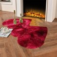thumbnail image 4 of EGNMCR Valentine Day Decorations, Valentine's Day Fluffys Rugs For Bedroom 40X20In Machine Washable Living Room Rug Carpet Heart Shaped Bedside Rug Rugs Non Slip Carpet Mats Home Decor Polyester Rug, 4 of 6