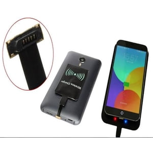 Rechargeur sans fil Qi Chargeur Pad receveur (Micro USB Port UP) pour Samsung / LG / Sony / Google / Motorola / Téléphones Android