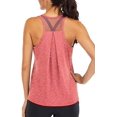 thumbnail image 1 of Hauts d'Entraînement pour Femmes Débardeurs Racerback en Forme en Vrac pour Femmes Débardeurs de Course de Réservoir Musculaire Sans Dos en Maille, 1 of 2