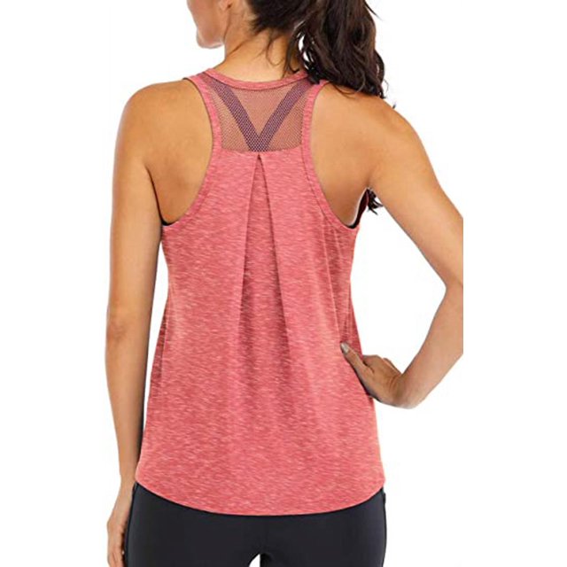 Hauts d'Entraînement pour Femmes Débardeurs Racerback en Forme en Vrac pour Femmes Débardeurs de Course de Réservoir Musculaire Sans Dos en Maille