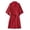 Red, variant on WTXUE Womens Pajamas | Robes Bathrobe Wedding Party Soild for Bride Womens Satin Nightgown | 1 Piece Beige XXL
