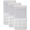 thumbnail image 1 of GFDYREE Rallonge de Soutien-Gorge pour Femmes 2 Crochets / 3 Crochets / 4 Crochets, Extensible, Douce et Confortable, Extension de Bretelle de Soutien-Gorge, Extensible Rallonge de Soutien-Gorge 3 Crochets Blanc 3 Pcs, 1 of 5