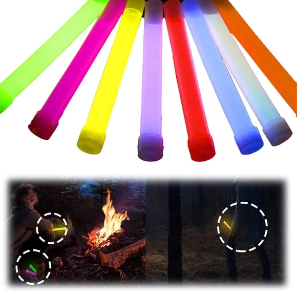 TIELUTT Glow Sticks Emergency Glow Sticks 12 Hour Life Gear Boating At Night Camping Lights Power Cooking Camping Gear Womens Camping Backpack Backpack Sleeping Mat Water Emergency Water for Car Emerg