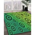 thumbnail image 3 of Ahgly Tapis d'Intérieur Lavable en Machine Carré Vert, 3 Pieds Carré, 3 of 7