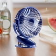 thumbnail image 4 of Rbaofujie Car Fans Usb Electric Fan Portable Electric Fan Bedroom Office Desktop Student Dormitory Fan Mini Clip-On Desktop Plug-In Electric Fan Fans for Camping, 4 of 6