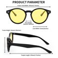 thumbnail image 4 of FEISEDY Lunettes de Soleil Rétro Rondes Polarisées pour Femmes Hommes Monture Circulaire Verres UV400 B2311, 4 of 4