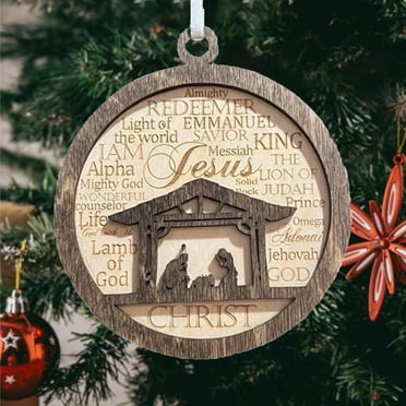 Meitianfacai Christmas Decorations Clearance Nativity Christmas Ornament