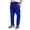 Blue, variant on Mens Casual Pants for Men - Hop Track Pants with Solid Color Elastic Waist Pockets Straight Slim Fit Fall Winter Everyday Wear