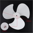 thumbnail image 2 of 11 Inch Plastic Fan Blades 3 Pieces Stand/Desktop Fan Accessories, 2 of 5