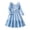 Dress396# Blue, variant on oqasdz Dresses for Girls Elegant Ruffle Long Sleeve Girls Party Dress with Backless and Bow for Kids Teen