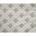 thumbnail image 4 of oneOone Polyester Lycra Fabric Leaves & Geometric Block Print Sewing Fabric BTY 56 Inch Wide, 4 of 4