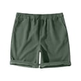 thumbnail image 3 of Retro Corduroy Casual Shorts with Embroidered Logo and Adjustable Drawstring for Everyday Comfort and Modern Style, 3 of 4