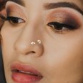 thumbnail image 2 of 24pcs Nose Piercing Studs Piercing Jewelry Bone Studs Diamond Nose Rings for Women, 2 of 9