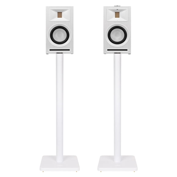 Fluance Ri71 Reference Powered Bookshelf Speakers with High Performance AMT Tweeters, 5" Drivers, 120W Amplifier for Music, Turntable, TV, PC - HDMI, Bluetooth, RCA & Subwoofer Out with Speaker Stands