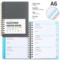 thumbnail image 4 of Mini Size Password Book A6 Loose Leaf Notebook With Thickened Skin Feel Student Notebook, 4 of 6