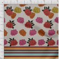 thumbnail image 1 of oneOone Cotton Poplin Fabric Stripe & Floral Panel Print Sewing Fabric BTY 56 Inch Wide, 1 of 3
