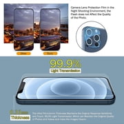 4pcs Phone Screen Protectors Tempered Glass Replacement Phone Camera Glass Phone Screen Protector Films, Replacement for iPhone11 Pro Max, 6.5 Inches