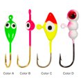thumbnail image 2 of Graflsoa Jigs de Pêche sur Glace de 10 Pcs avec Motif de Poissons Rouges et Jaunes, Acier à Haute Teneur en Carbone, Plusieurs Options de Couleur, Format Compact, Emballage Léger, 2 of 7