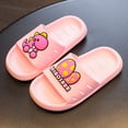 thumbnail image 2 of Ketyyh-chn99 Pantoufles pour Bébé Filles Garçons Pantoufles Sandales Antidérapantes Pantoufles Légères Chaussures de Douche Enfants Plateforme Semelle Épaisse Sandales à Enfiler pour Enfants Rouge,9, 2 of 4