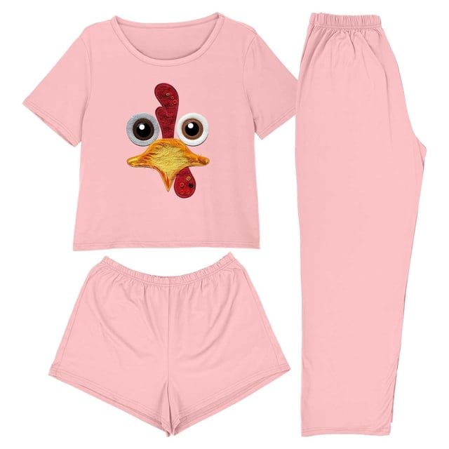 Womens Pajamas Set, Casual Pants and Tops Sleepwear