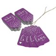 thumbnail image 3 of Inkdotpot 50 Pack Made With Love Text Favor Paper Tags Craft Real Silver Foil Hang Tag, 3 of 6