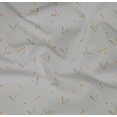 thumbnail image 4 of oneOone Organic Cotton Poplin Twill Fabric Carrot & Rabbit Face Animal Printed Craft Fabric BTY 42 Inch Wide, 4 of 4