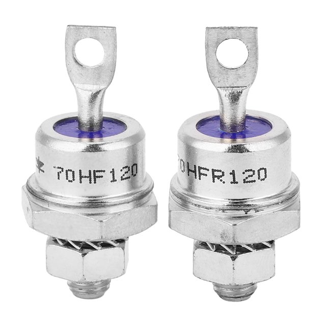 70HF120 Rectifier Diode, Stable Diode, Power Supply Reverse 5 Pairs Spiral Rectifier Diode For Chassis Stud Mounting 70HFR120/70HF120 Battery Charging
